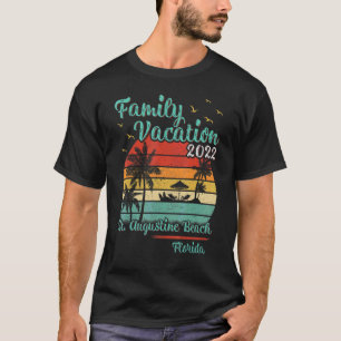 Vintager Familienurlaub 2022 Florida St Augustine T-Shirt