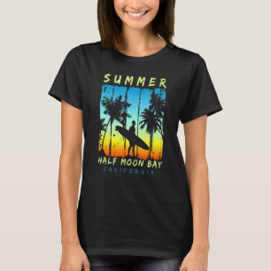 Vintager Familienurlaub Kalifornien Halbmond Bay B T-Shirt
