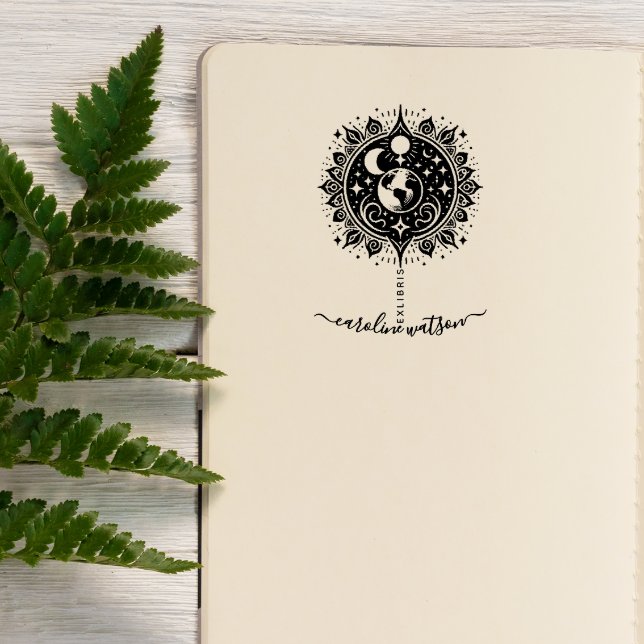 Vintager Fantasiebaum aus der Bibliothek Gummistempel (Von Creator hochgeladen)