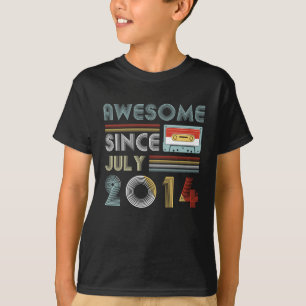 Vintager fantastischer seit Juli 2014 5. T-Shirt