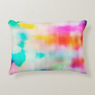 Vintager, farbiger abstrakter Hintergrund. Dekokissen