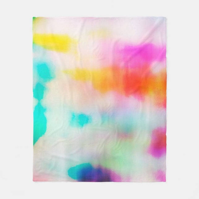 Vintager, farbiger abstrakter Hintergrund. Fleecedecke (Vorderseite)