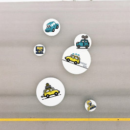 Vintager Farbspielzeugtisch Confetti Konfetti