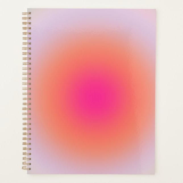 Vintager Farbverlauf Planer (Vorderseite)