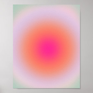 Vintager Farbverlauf Poster