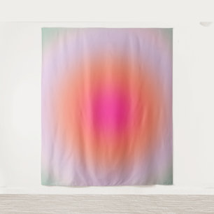 Vintager Farbverlauf Wandteppich