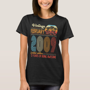 Vintager Februar 2009 Geburtstag T-Shirt