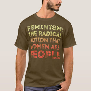 Vintager Feminismus Definition T 6105 T-Shirt