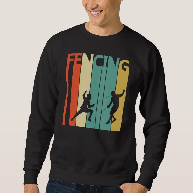 Vintager Fencing-Sport Sweatshirt (Vorderseite)