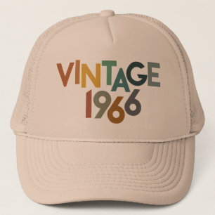 Vintager Fernlastfahrer-Hut 1966 Truckerkappe
