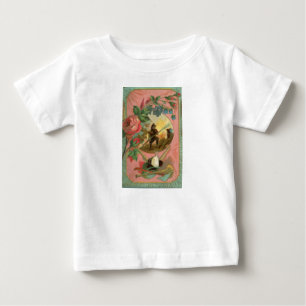 Vintager Feuerwehrabdeckung der 1880er Jahre Baby T-shirt