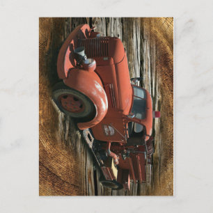Vintager Feuerzug Postkarte