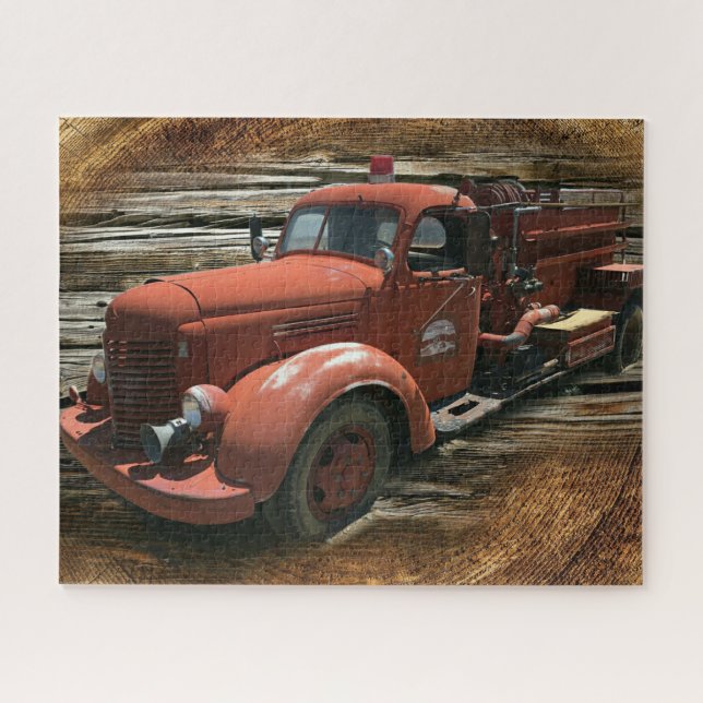 Vintager Feuerzug Puzzle (Horizontal)