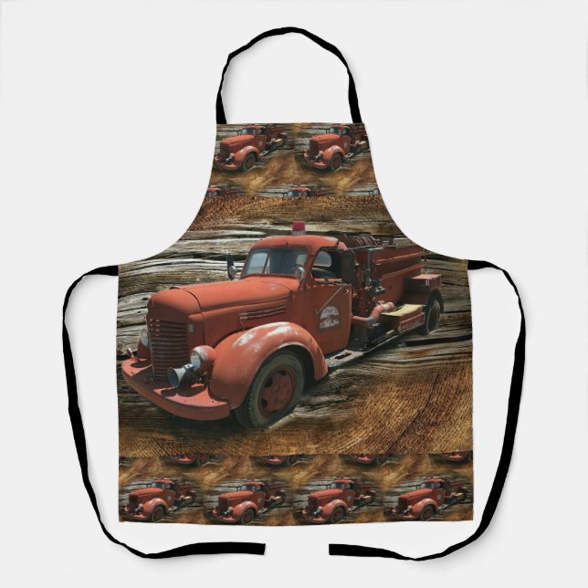 Vintager Feuerzug Schürze (Vorderseite)