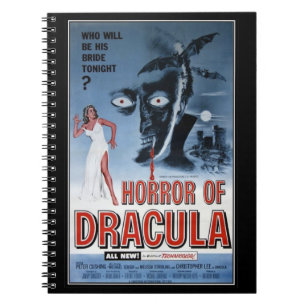 Vintager Film-Horror - Notizblock