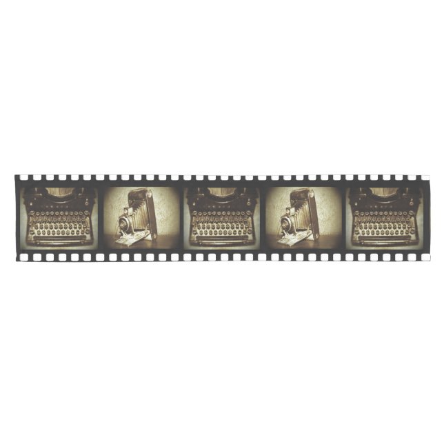Vintager Film Kurzer Tischläufer (Horizontal)
