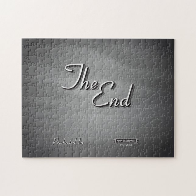 Vintager Filmkredit Puzzle (Horizontal)