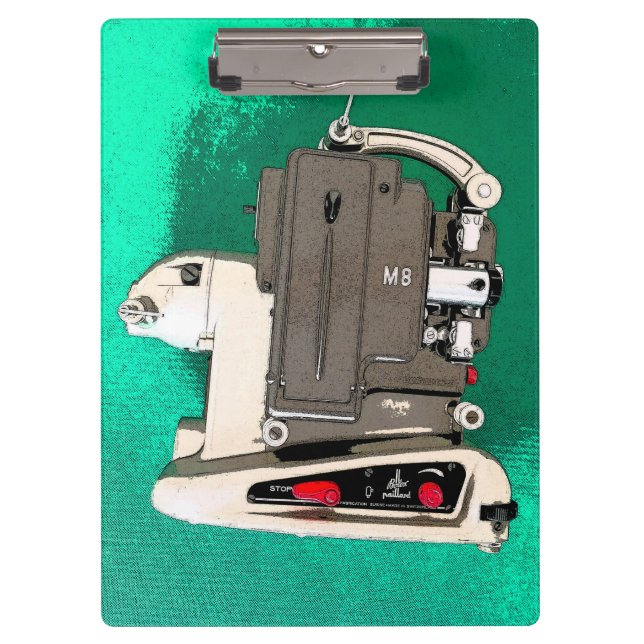 Vintager Filmprojektor Klemmbrett (Vorderseite)