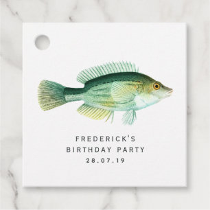 Vintager Fisch Geschenkanhänger