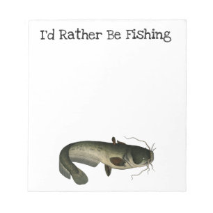 Vintager Fisch Notizblock