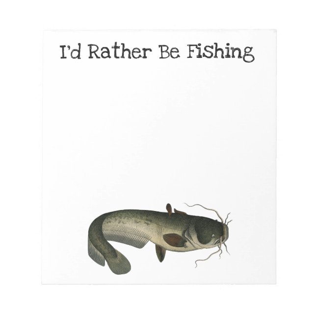 Vintager Fisch Notizblock (Vorderseite)