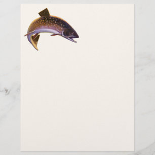 Vintager Fisch, Sportfischer Flyer