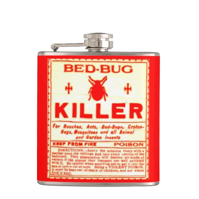 Vintager Flachmann (Vorderseite)