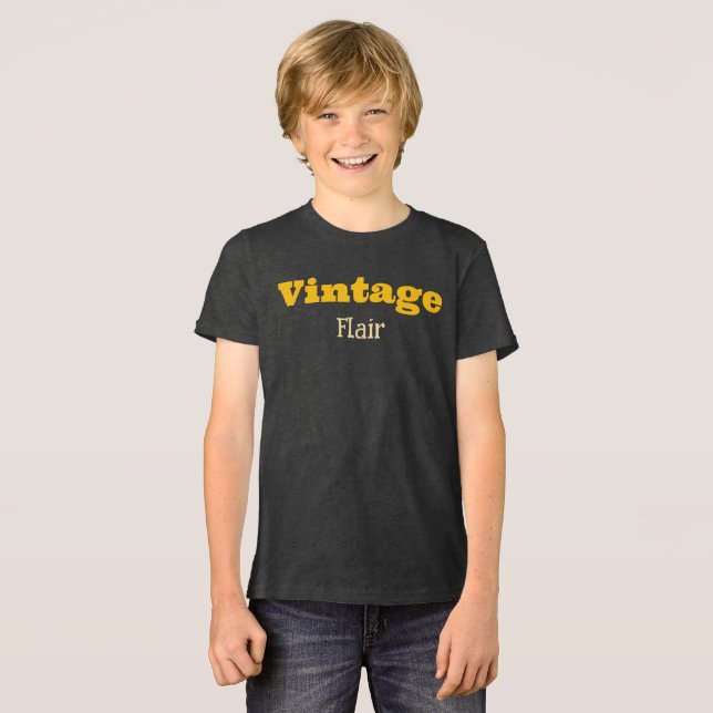Vintager Flair T - Shirt (Vorderseite voll)