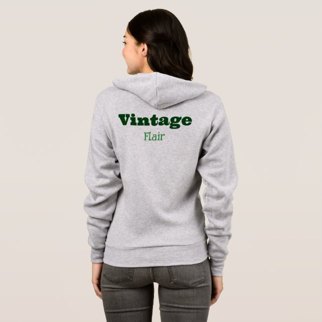Vintager Flair T - Shirt (Schwarz voll)