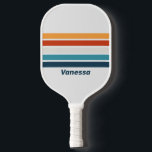 Vintager Fleck durch Streifen mit Namen Pickleball Schläger<br><div class="desc">Vintages Durcheinander Striping mit Name Pickleball Paddle strahlt weiche, elegante Energie aus und verbindet gedämpfte lila Töne mit fließenden Mustern, die Bewegung und Rhythmus auf dem Hof suggerieren. Das raffinierte Design bringt Persönlichkeit und Flair in jede Kundgebung und verwandelt jedes Spiel in einen gefühlvollen Ausdruck der Individualität. Ideal für Spieler,...</div>