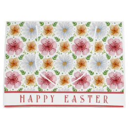 Vintager floraler Happy Oster Große Geschenktüte