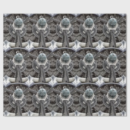 Vintager Flugzeugpropeller Geschenkpapier