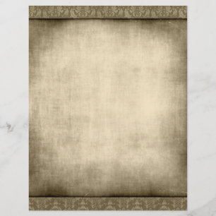 Vintager Flyer für altmodische Papierunterlagen