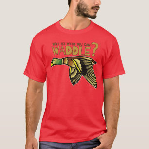 Vintager Flying Duck Tattoo T-Shirt