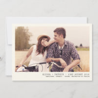 Vintager Foto-Rahmen Ankündigung Datum freihalten