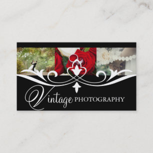 Vintager Fotograf Visitenkarte