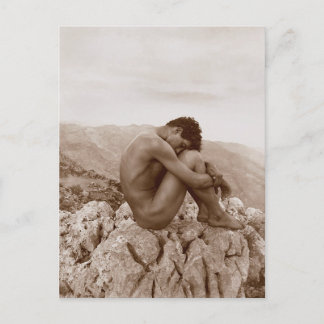 Vintager Fotograf Wilhelm von Gloeden Postkarte