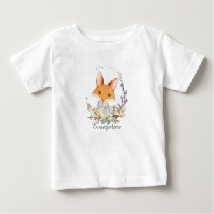 Vintager Fox Baby T-shirt