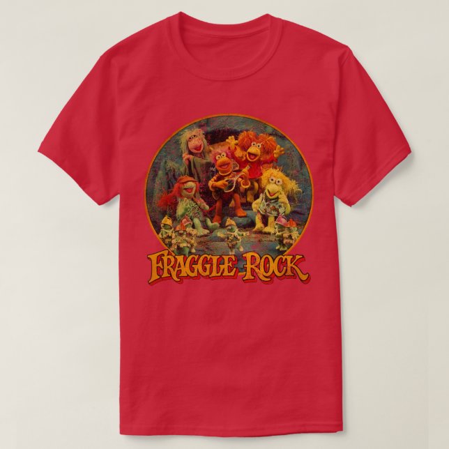 Vintager Fraggle-Club T-Shirt (Design vorne)