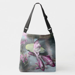 Vintager französischer Aprilscherz Pistcard Tragetaschen Mit Langen Trägern