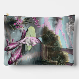 Vintager französischer Aprilscherz Pistcard Zubehörtasche