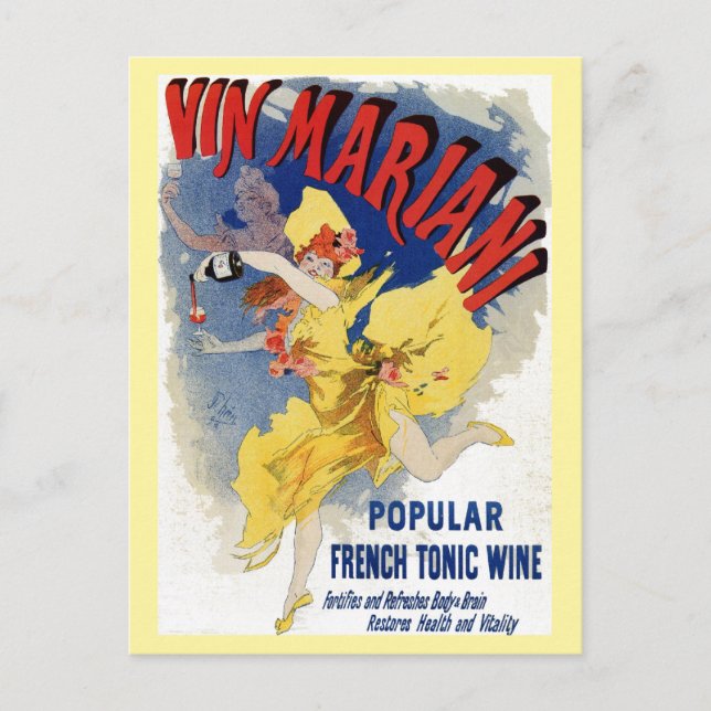 Vintager französischer Bellé époque Postkarte (Vorderseite)
