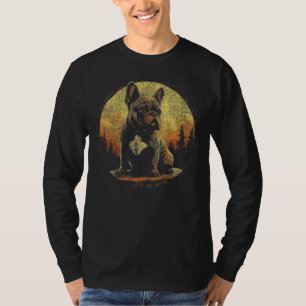 Vintager französischer Bulldog für Franzosen T-Shirt