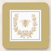 Vintager französischer Kranz mit Bienenpilz