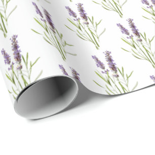 Vintager französischer Lavendel Geschenkpapier