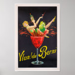 Vintager französischer Likör Alkohol Art Deco Post Poster<br><div class="desc">Ein Reproduktionsdruck eines Werbeplakats für eine französische Marke Retro Art Deco Poster ca. 1930. Digital renoviert,  um die Originalfarben noch besser herauszubringen und so viele Unvollkommenheiten wie möglich zu beheben.</div>