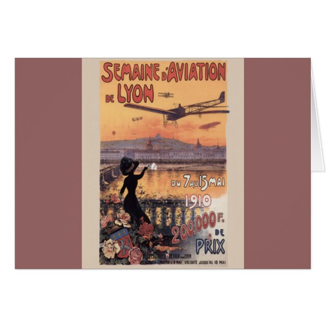 Vintager französischer Luftverkehr (Vorderseite (Horizontal))