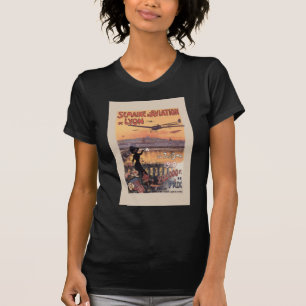 Vintager französischer Luftverkehr T-Shirt