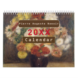 Vintager französischer Maler Pierre Auguste Renoir Kalender