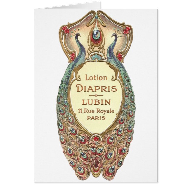 Vintager französischer Seifenaufkleber (Vorne)